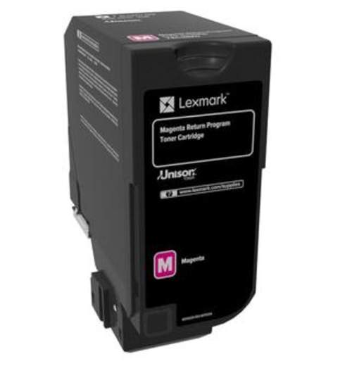 Original Lexmark 74C20M0 Rückgabe-Toner magenta