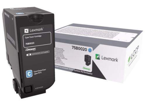 Original Lexmark 75B0020 Toner Cyan