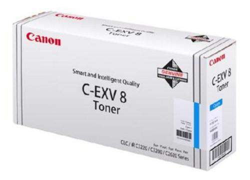 Original Canon 7628A002 / C-EXV8 Toner cyan