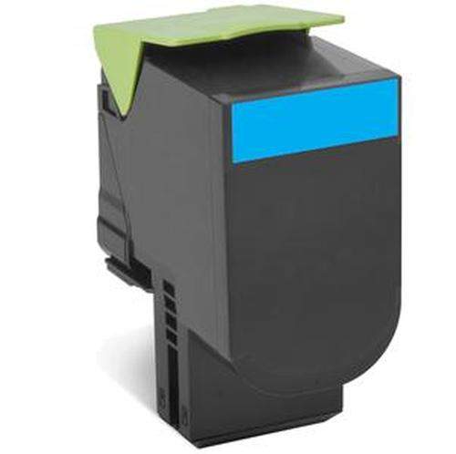 Original Lexmark 80C2HC0 / 802HC Rückgabe-Toner cyan