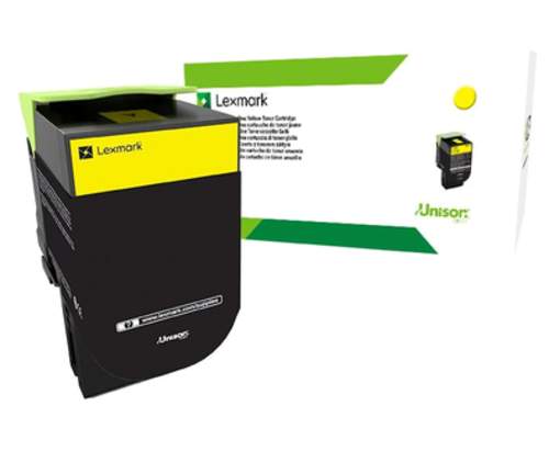 Original Lexmark 80C8SYE Toner gelb