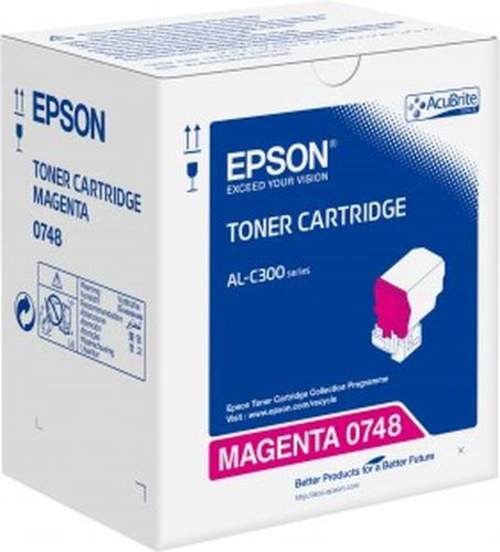 Original Epson C13S050748 / 0748 Toner magenta