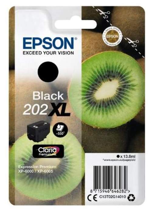 Original Epson C13T02G14010 / 202XL Tinte Schwarz