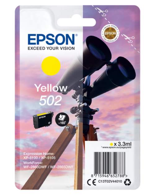 Original Epson C13T02V44010 / 502 Tinte gelb