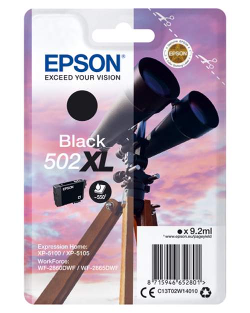 Original Epson C13T02W14010 / 502XL Tinte schwarz