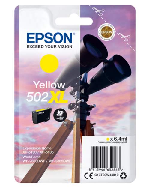 Original Epson C13T02W44010 / 502XL Tinte gelb