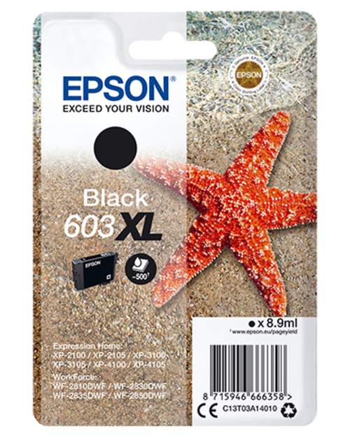 Original Epson C13T03A14010 / 603XL schwarz
