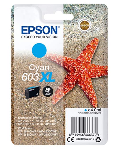 Original Epson C13T03A24010 / 603XL cyan