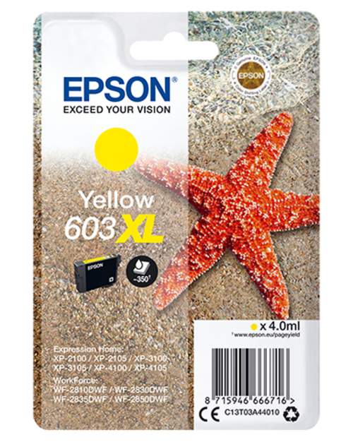 Original Epson C13T03A44010 / 603XL gelb