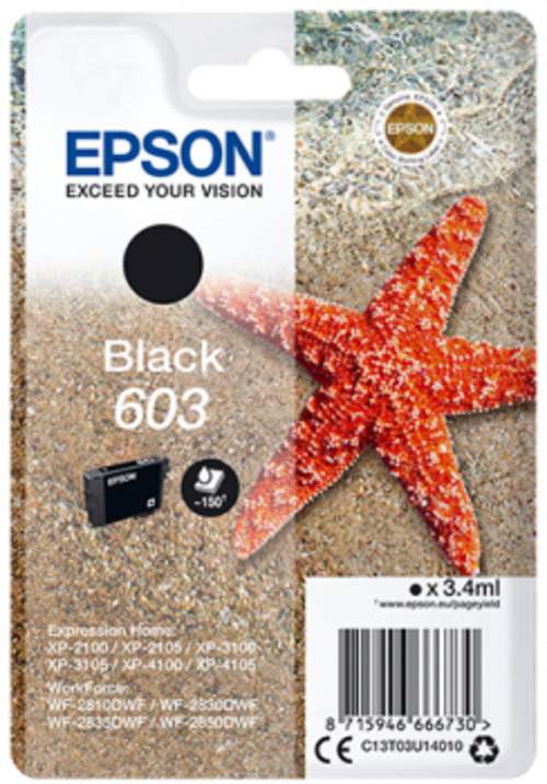 Original Epson C13T03U140 / 603 schwarz