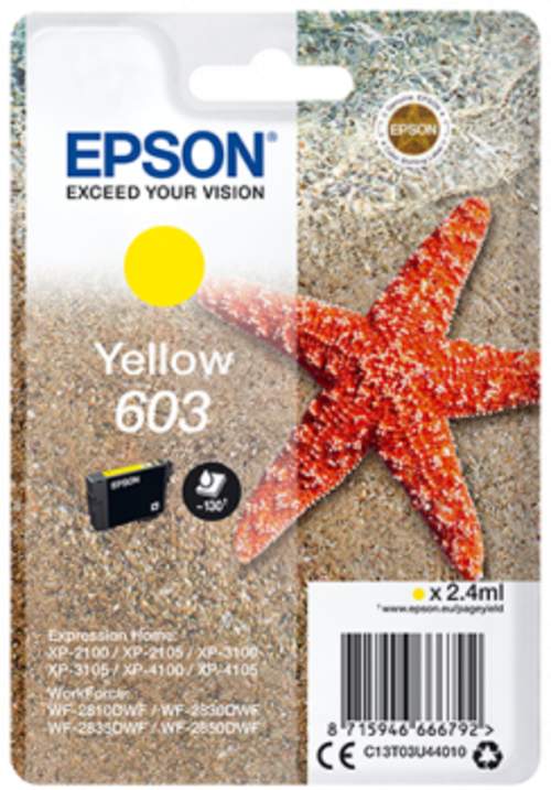 Original Epson C13T03U440 / 603 gelb