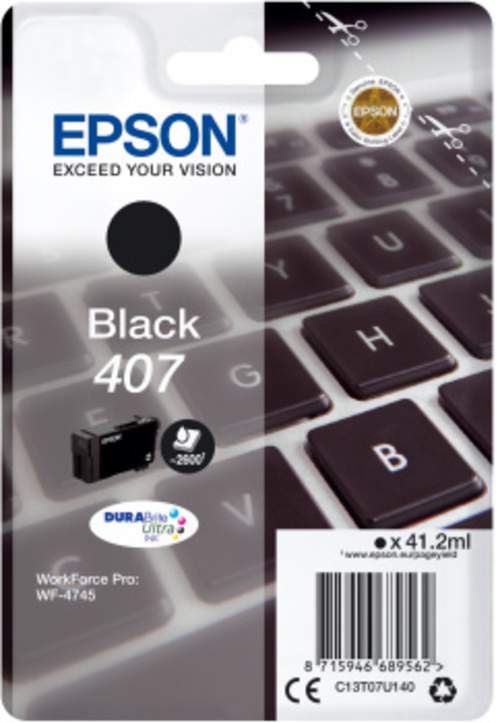 Original Epson C13T07U140 Tinte schwarz