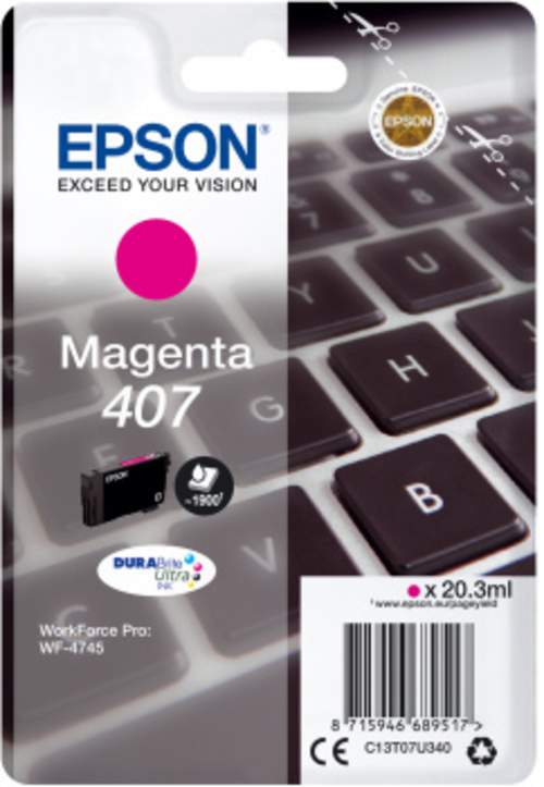 Original Epson C13T07U340 Tinte magenta