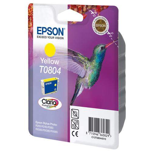 Original Epson C13T08044010 / T0804 Tinte Gelb