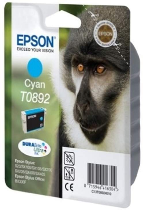 Original Epson C13T08924010 / T0892 Tinte cyan