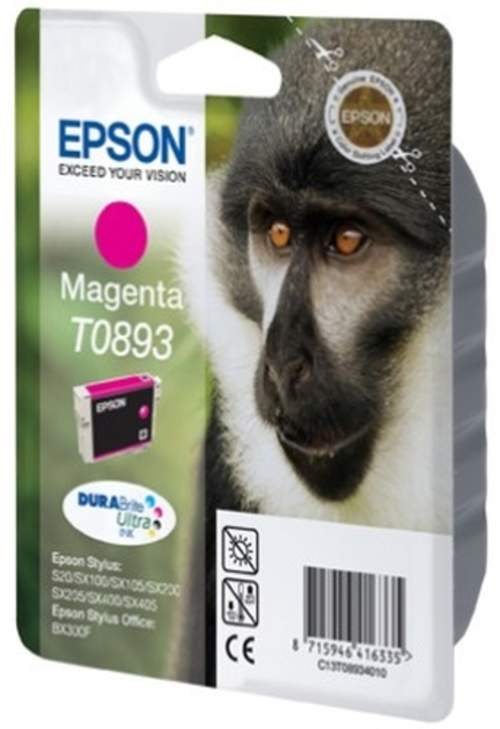 Original Epson C13T08934010 / T0893 Tinte magenta