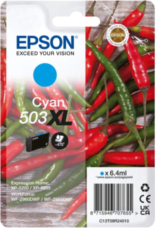 Original Epson C13T09R24020 / 503XL Tinte cyan