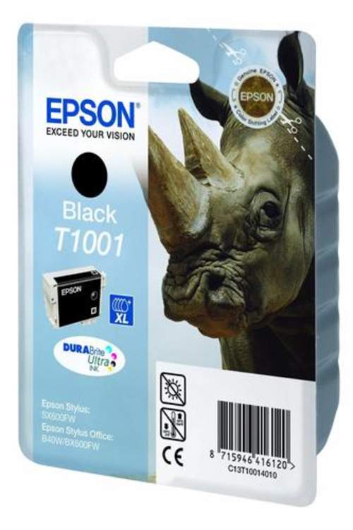 Original Epson C13T10014010 / T1001 Tinte schwarz