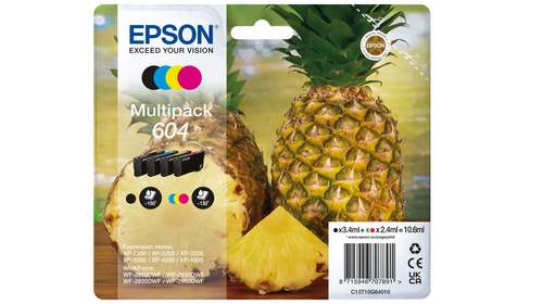 Original Epson C13T10G64010 / 604 Tinte schwarz, cyan, magenta, gelb - 4 Stück