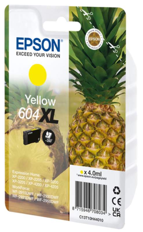 Original Epson C13T10H44020 / 604XL Tinte gelb