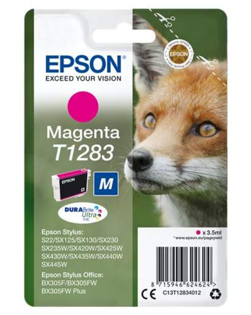Original Epson C13T12834012 / T1283 Tinte magenta