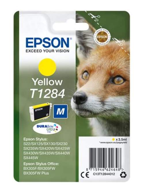 Original Epson C13T12844012 / T1284 Tinte gelb