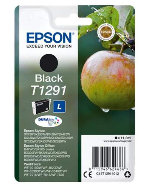 Original Epson C13T12914012 / T1291 Tinte schwarz