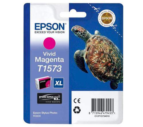 Original Epson C13T15734010 / T1573 Tinte magenta