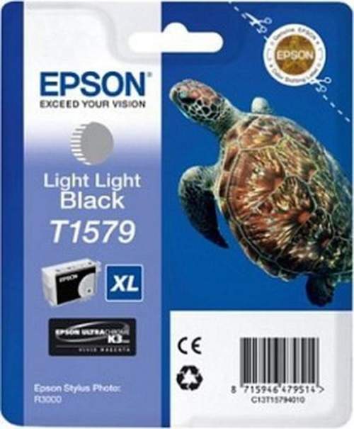 Original Epson C13T15794010 / T1579 Tinte schwarz hell hell