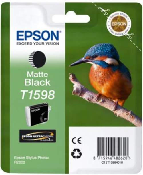 Original Epson C13T15984010 / T1598 Tinte schwarz matt