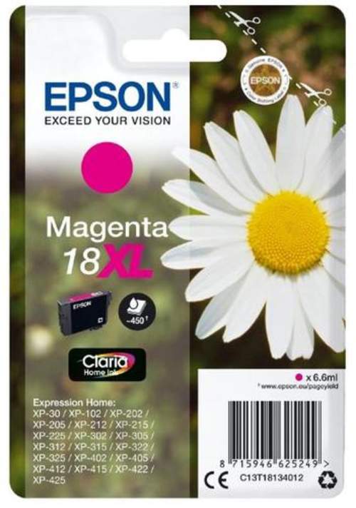 Original Epson C13T18134012 / 18XL Tinte magenta