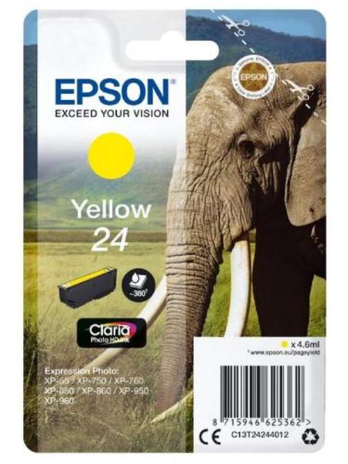 Original Epson C13T24244012 / 24 Tinte gelb