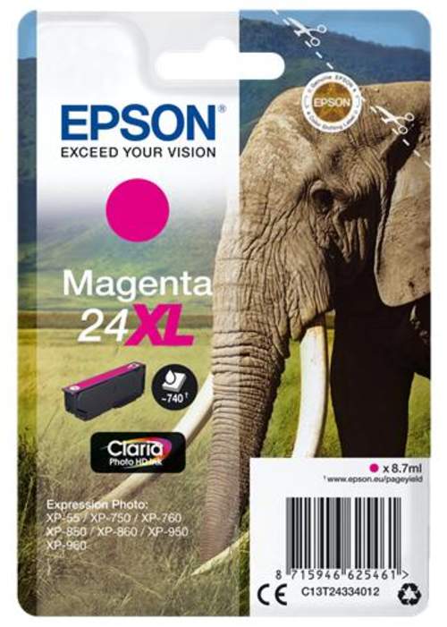 Original Epson C13T24334012 / 24XL Tinte magenta
