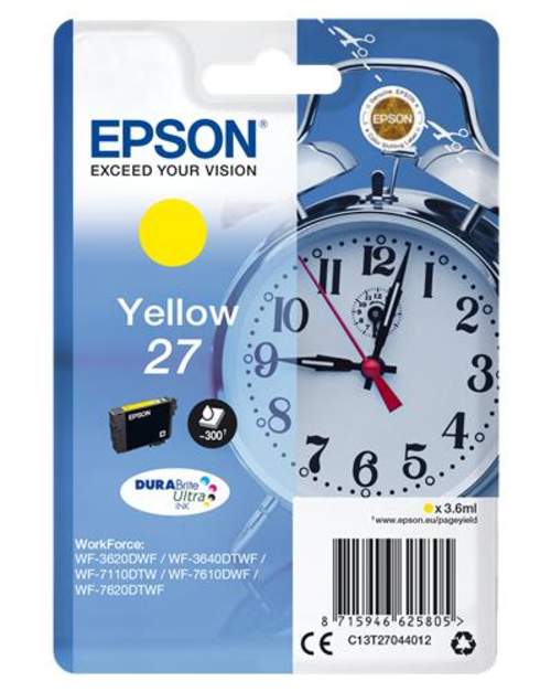 Original Epson C13T27044012 / 27 Tinte gelb