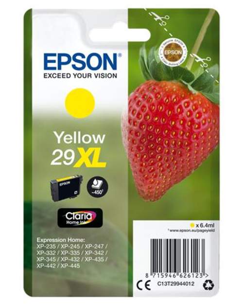 Original Epson C13T29944012 / 29XL Tinte gelb