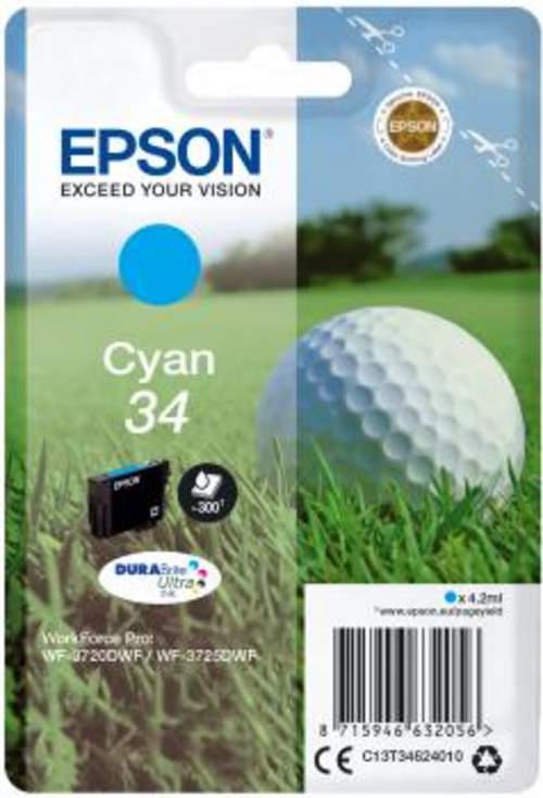 Original Epson C13T34624010 / 34 Tinte cyan