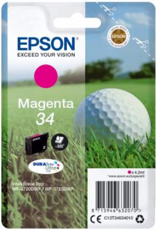 Original Epson C13T34634010 / 34 Tinte magenta