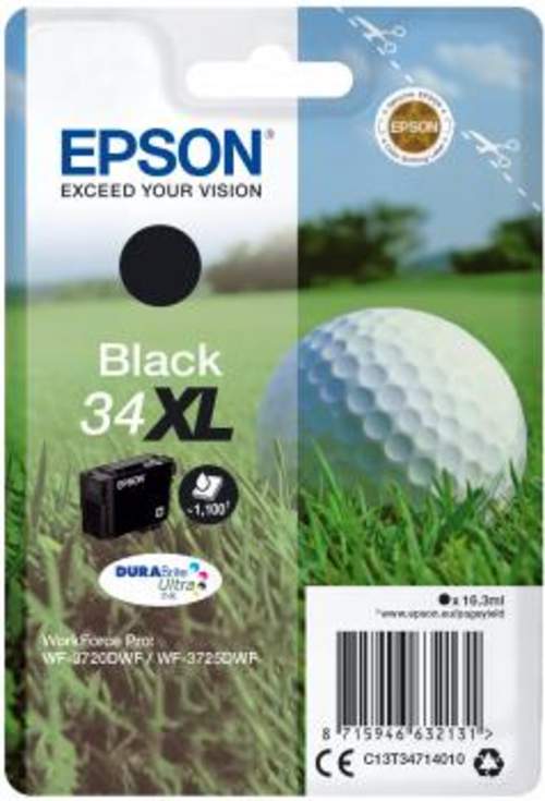 Original Epson C13T34714010 / 34XL Tinte schwarz