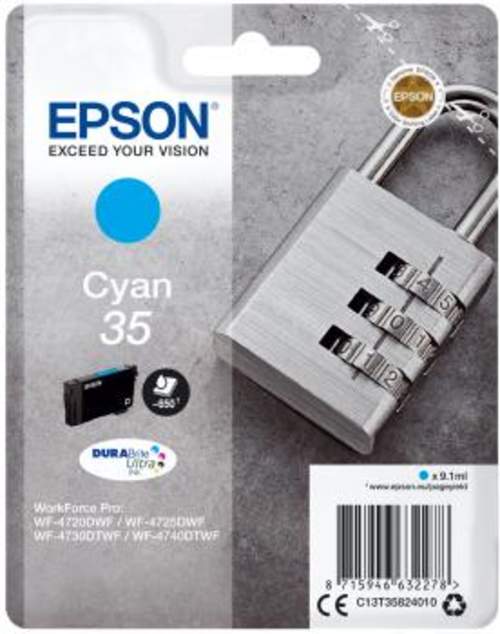 Original Epson C13T35824010 / 35 Tinte cyan