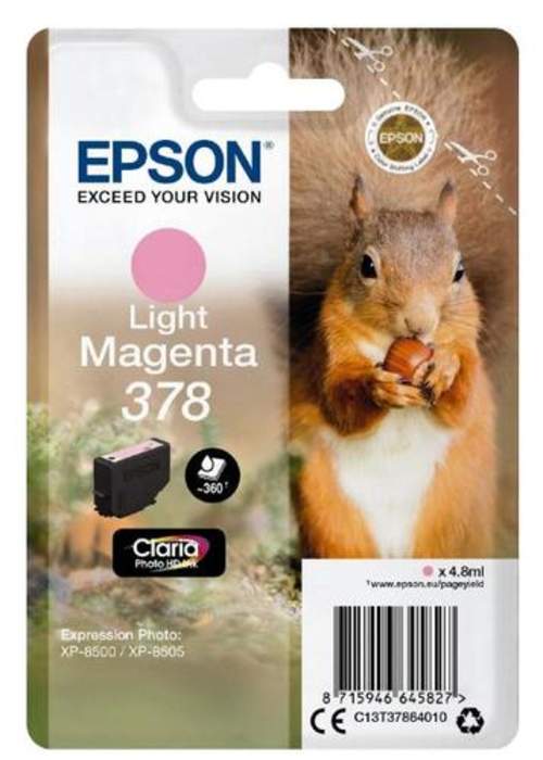 Original Epson C13T37864010 / 378 Tinte magenta hell
