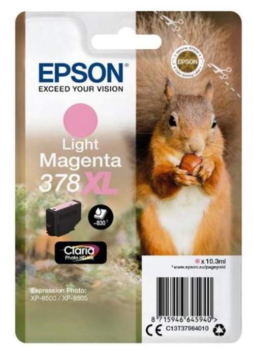 Original Epson C13T37964010 / 378XL Tinte magenta hell