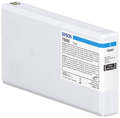 Original Epson C13T55W200 Tinte cyan