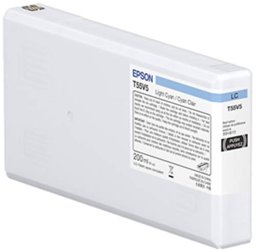 Original Epson C13T55W500 Tinte cyan