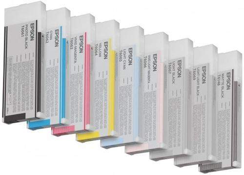 Original Epson C13T606500 / T6065 Tinte cyan foto