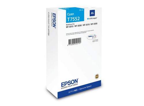 Original Epson C13T75524N / T7552 Tinte cyan
