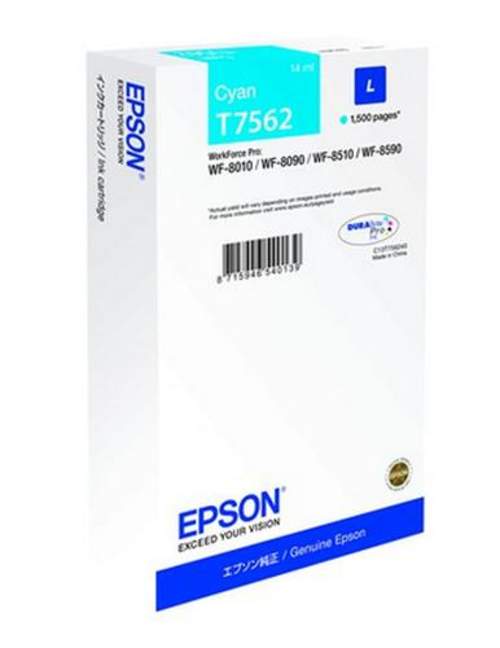 Original Epson C13T756240 / T7562 Tinte cyan