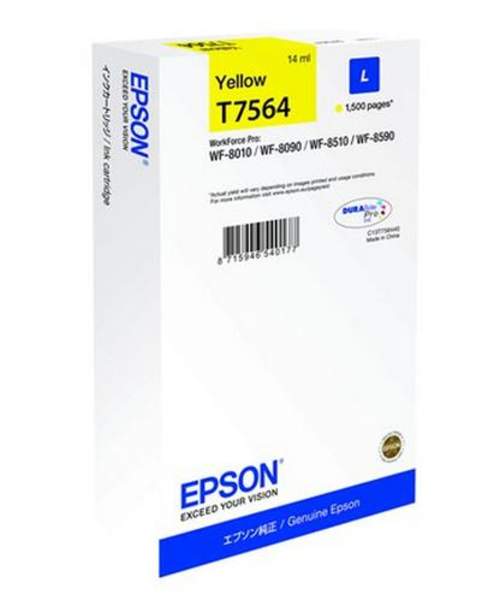 Original Epson C13T756440 / T7564 Tinte gelb