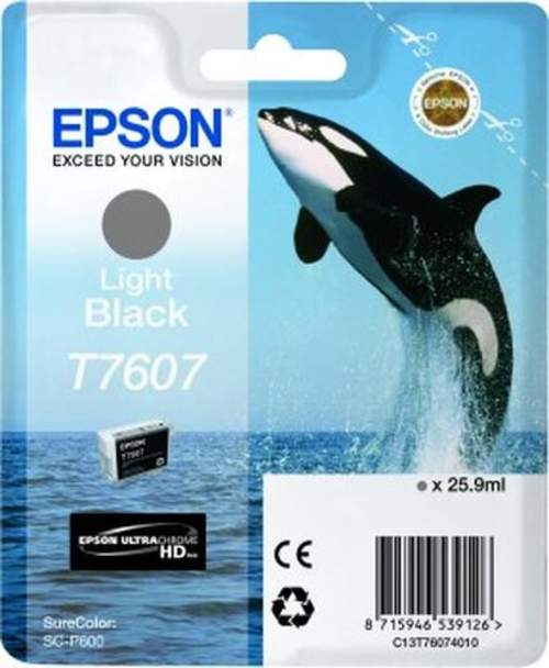 Original Epson C13T76074010 / T7607 Tinte grau