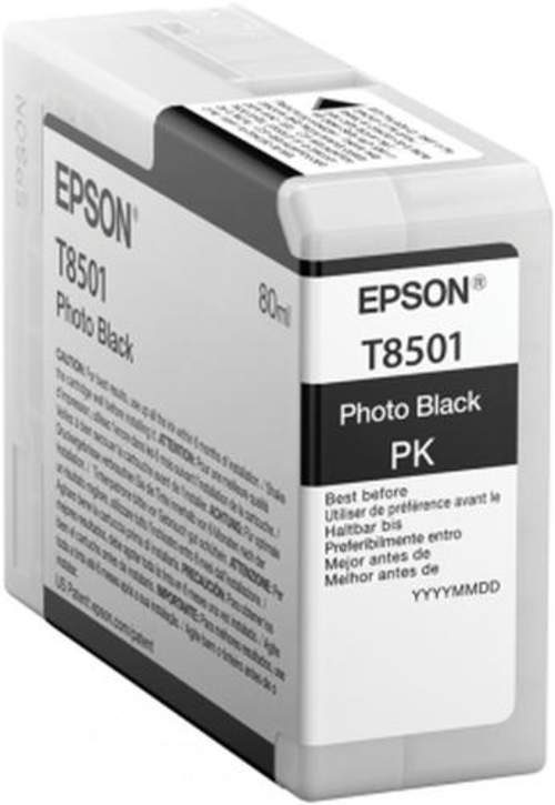 Original Epson C13T850100 / T8501 Tinte schwarz foto