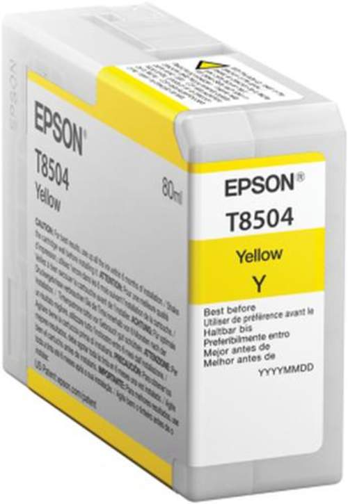 Original Epson C13T850400 / T8504 Tinte gelb